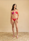 Top Bikini Eurania Rosa-Rojo